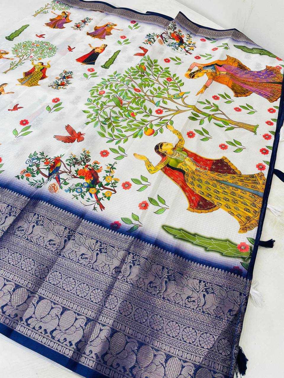 Ynf Banarasi Warm silk RIN124 Warm silk dingli Sarees Wedding Collections Festive Collections Wholesale Printed Sarees Silk Sarees Festive Sarees Manufacturer