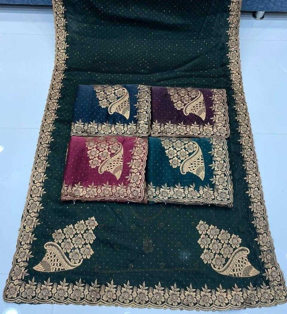 Ynf Burberry Silk KESH114 5901 Silk Sarees Wedding Collections Festive Collections Wholesale Designer Silk Sarees Embroidered Silk Sarees Silk Sarees With Stone Work Manufacturer