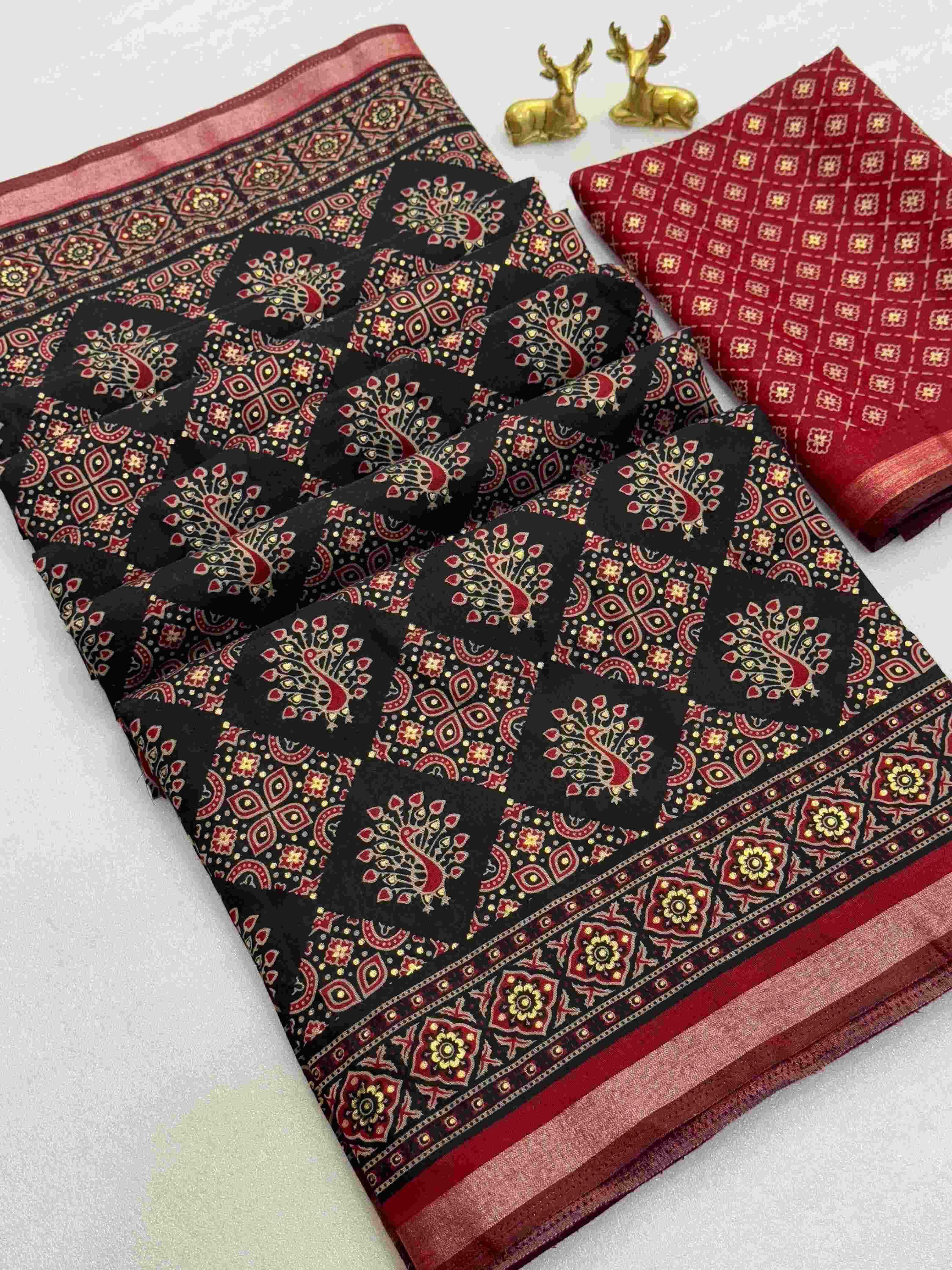 Ynf Chanderi Cotton KESH298 BARKHA Sarees Wholesale Printed Sarees Chanderi Sarees Cotton Sarees Manufacturer