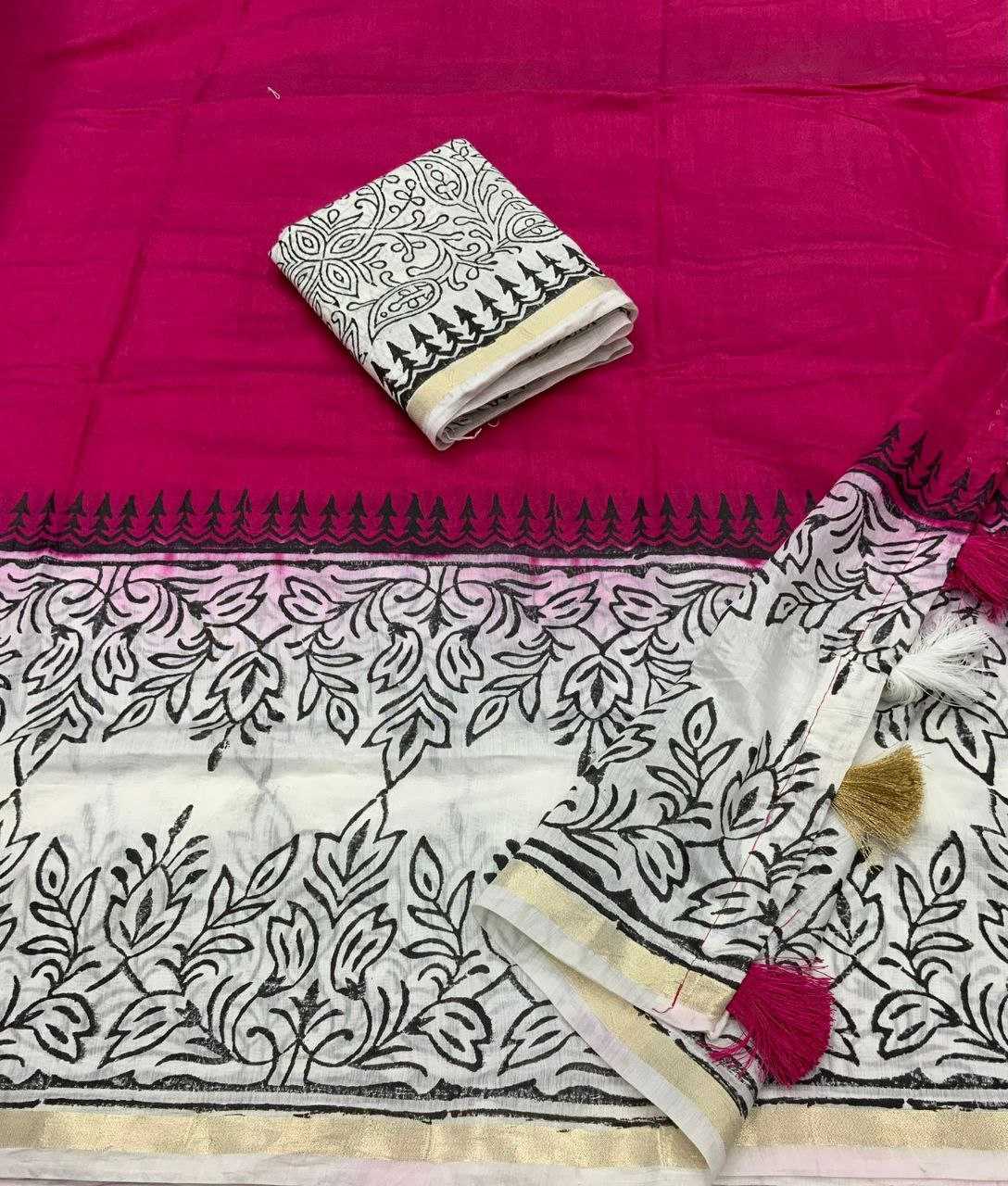 Ynf Chanderi Cotton KESH433 108 Sarees Wholesale Designer Sarees Fancy Sarees Chanderi Sarees Manufacturer