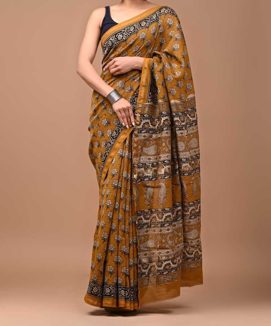 Ynf Chanderi Silk KESH430 SIMRAN- 7 Sarees Wholesale Chanderi Sarees Zari Border Sarees Traditional Sarees Manufacturer