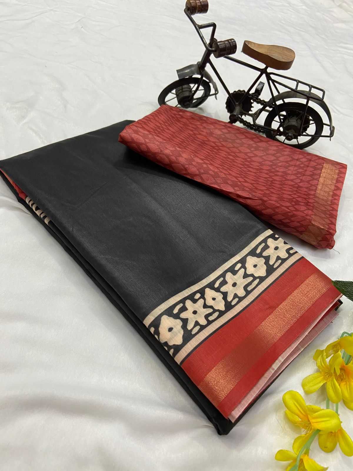 Ynf Chanderi Silk KESH430 SIMRAN- 7 Sarees Wholesale Chanderi Sarees Zari Border Sarees Traditional Sarees Manufacturer