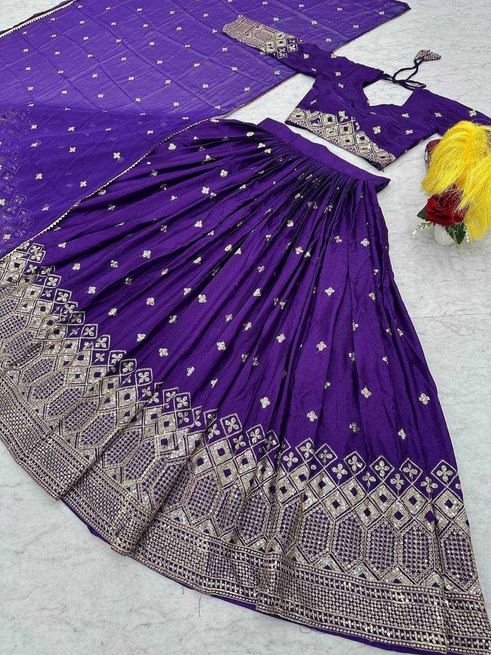 Ynf Chinon KESH120 225 Lehengas Wedding Collections Festive Collections Wholesale Embroidered Lehenga Designer Lehenga Choli Lehenga With Dupatta Manufacturer