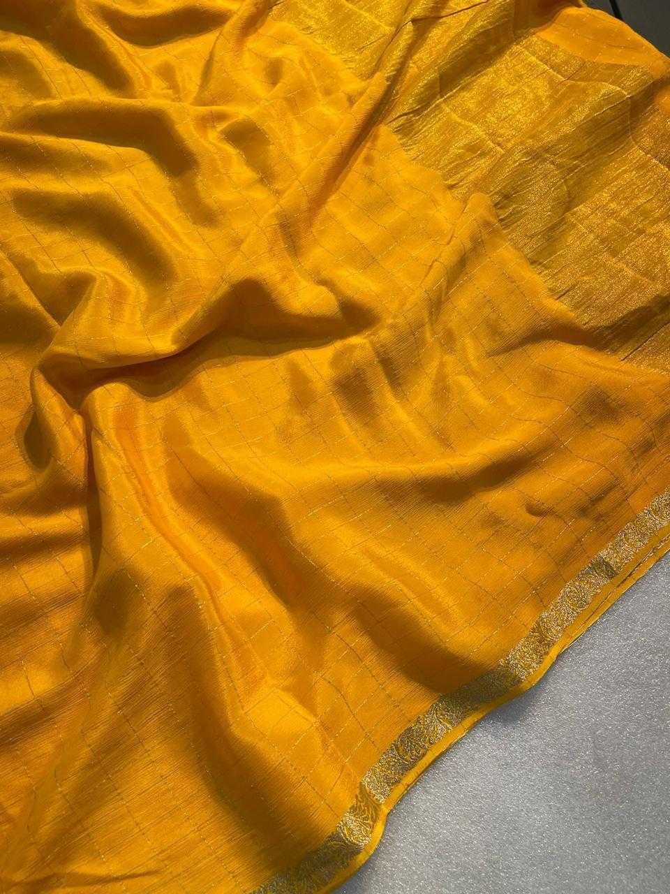 Ynf Chinon KESH195 KRF07 Sarees Onam Sarees Karwa Chauth Sarees Wholesale Designer Sarees Fancy Sarees Viscose Saree Manufacturer