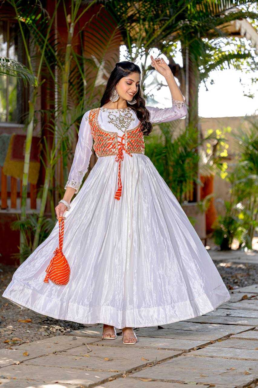 Ynf Chinon KESH4127 084 Gowns Wedding Collections Festive Collections Wholesale Printed Gowns Fancy Gowns Party Gowns Manufacturer