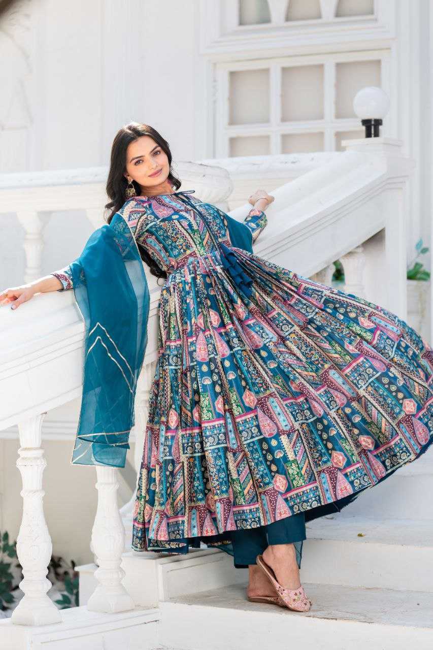 Ynf Chinon KESH459 1262 Suits & Dresses Wedding Collections Festive Collections Wholesale Ladies Suits Printed Suits Party wear suits Manufacturer