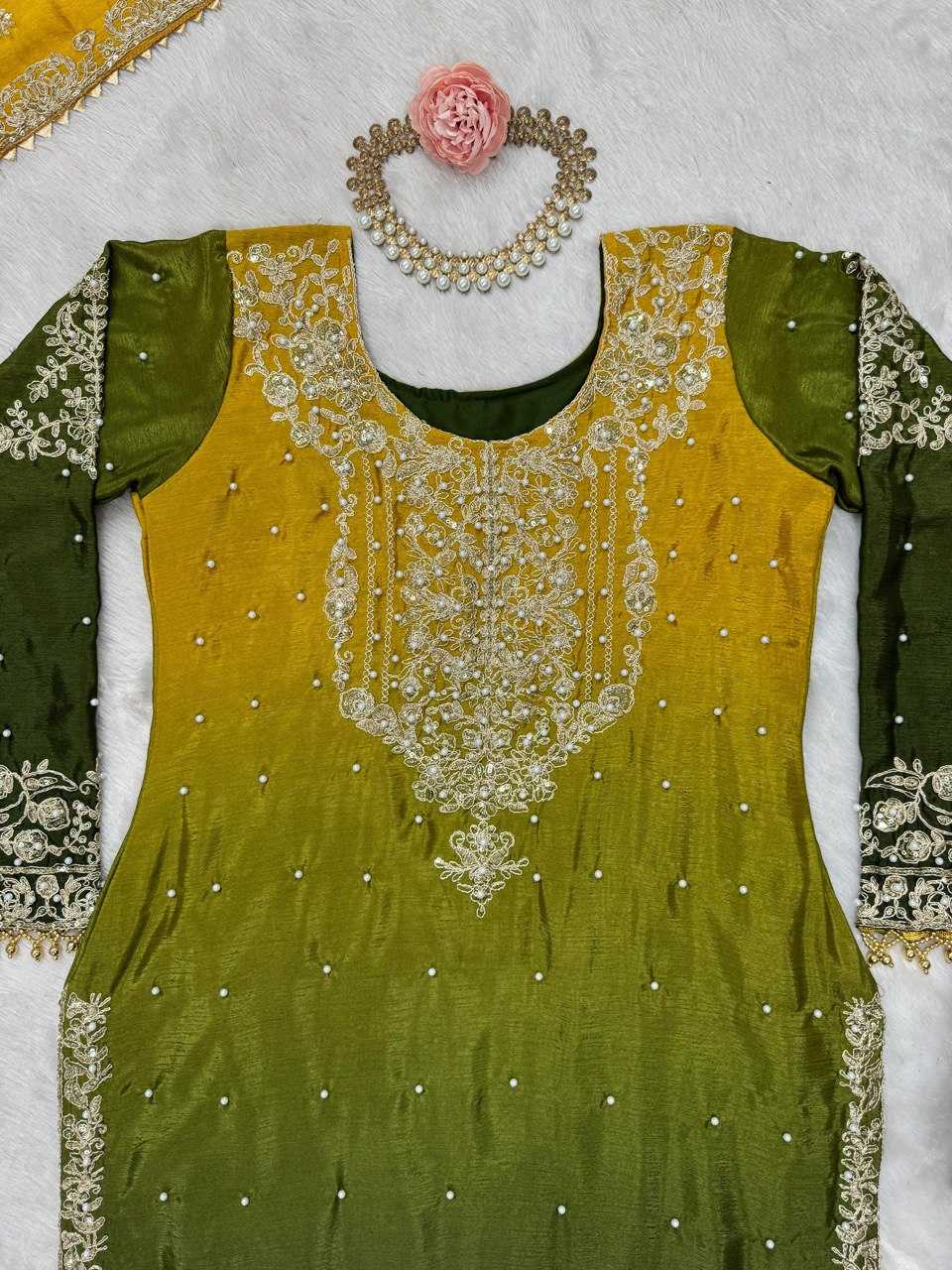 Ynf Chinon RIN133 1498 Suits & Dresses Wedding Collections Festive Collections Wholesale Ladies Suits Sharara Salwar Suits Wedding Outfits Manufacturer