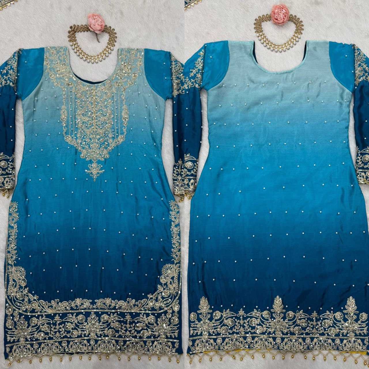 Ynf Chinon RIN133 1498 Suits & Dresses Wedding Collections Festive Collections Wholesale Ladies Suits Sharara Salwar Suits Wedding Outfits Manufacturer