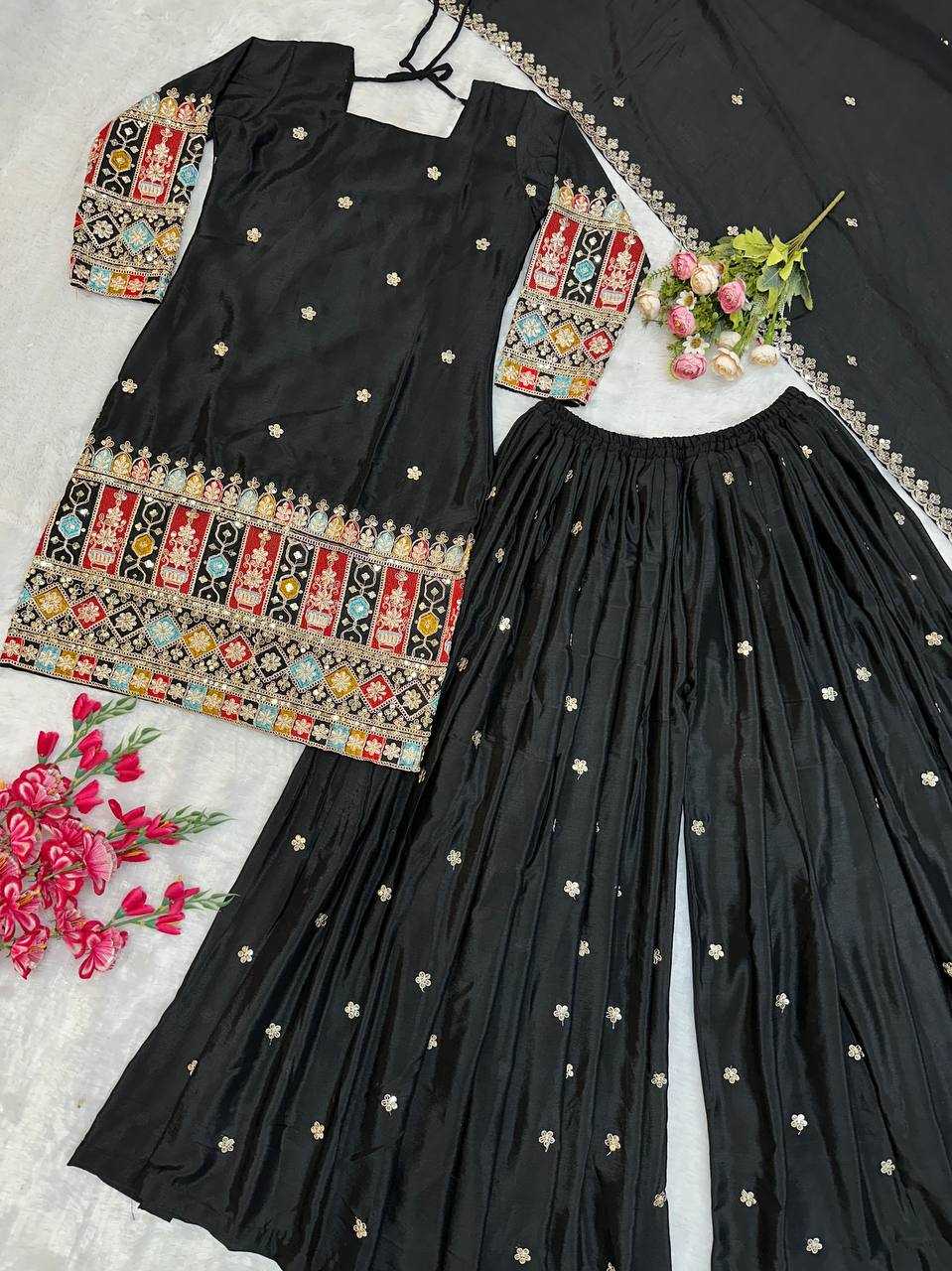 Ynf Chinon Silk KESH147 242 Suits & Dresses Wholesale Embroidery Suits Designer Suits Silk Suits Manufacturer