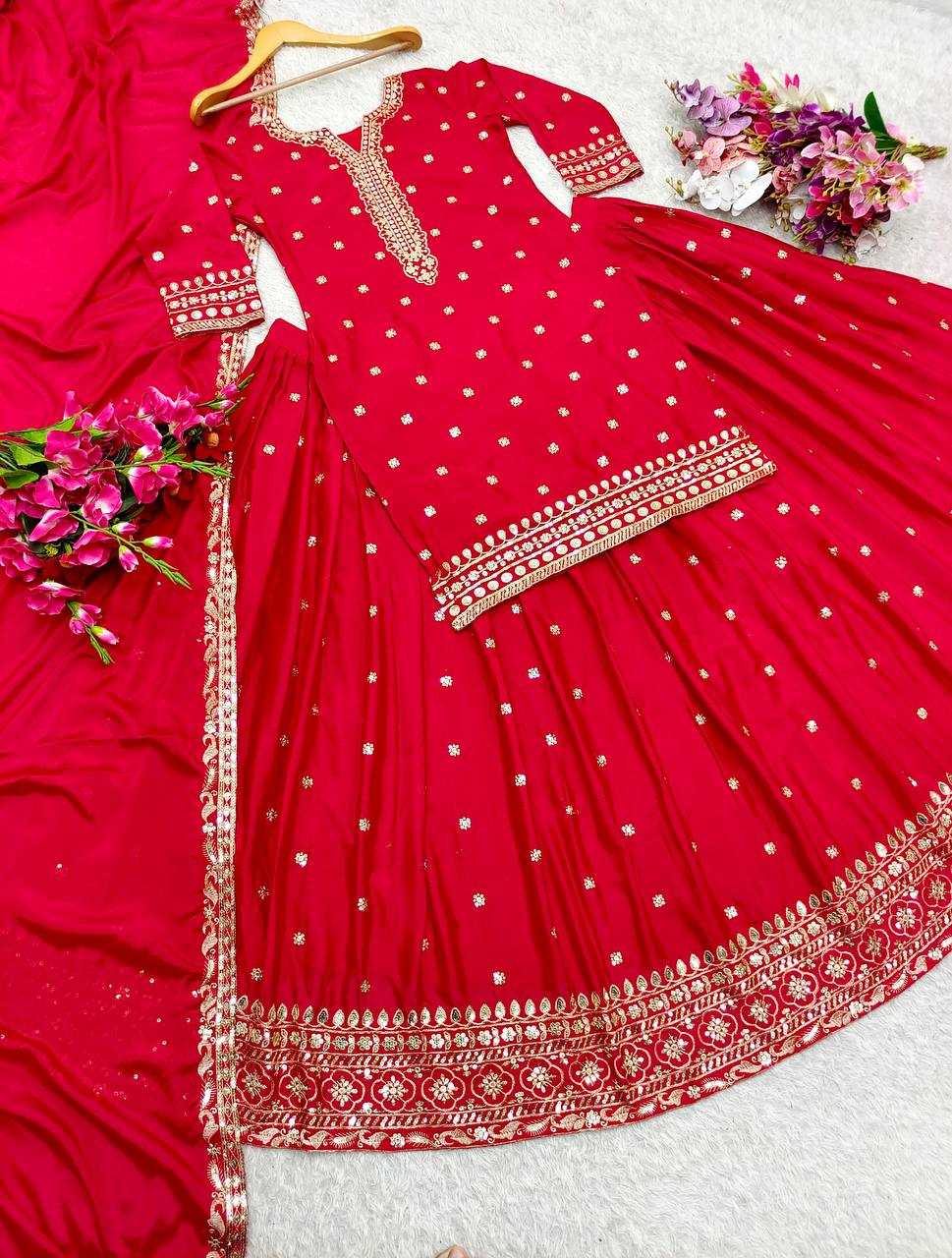 Ynf Chinon Silk KESH156 FD-106 Lehengas Wedding Collections Festive Collections Wholesale Silk Lehenga Embroidered Lehenga Lehenga With Dupatta Manufacturer