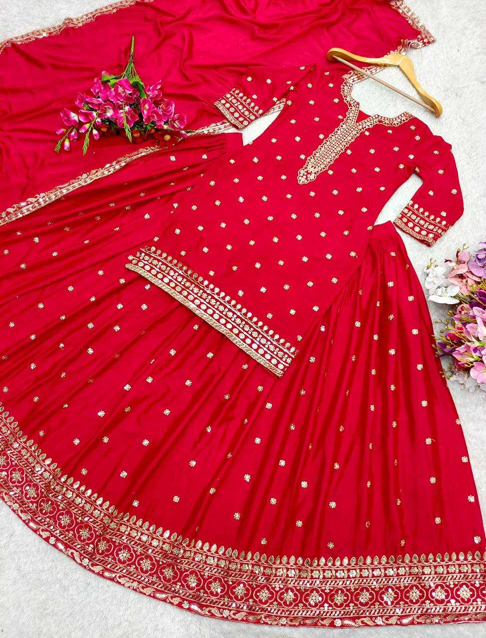 Ynf Chinon Silk KESH156 FD-106 Lehengas Wedding Collections Festive Collections Wholesale Silk Lehenga Embroidered Lehenga Lehenga With Dupatta Manufacturer