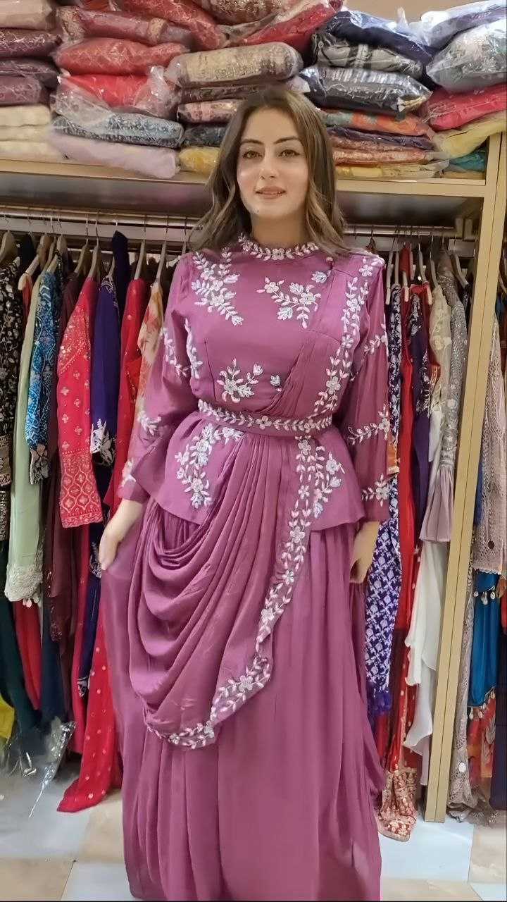 Ynf Chinon Silk KESH188 9255 Suits & Dresses Western Wears Wedding Collections Wholesale Embroidered Dresses Georgette Dresses Wedding Outfits Manufacturer