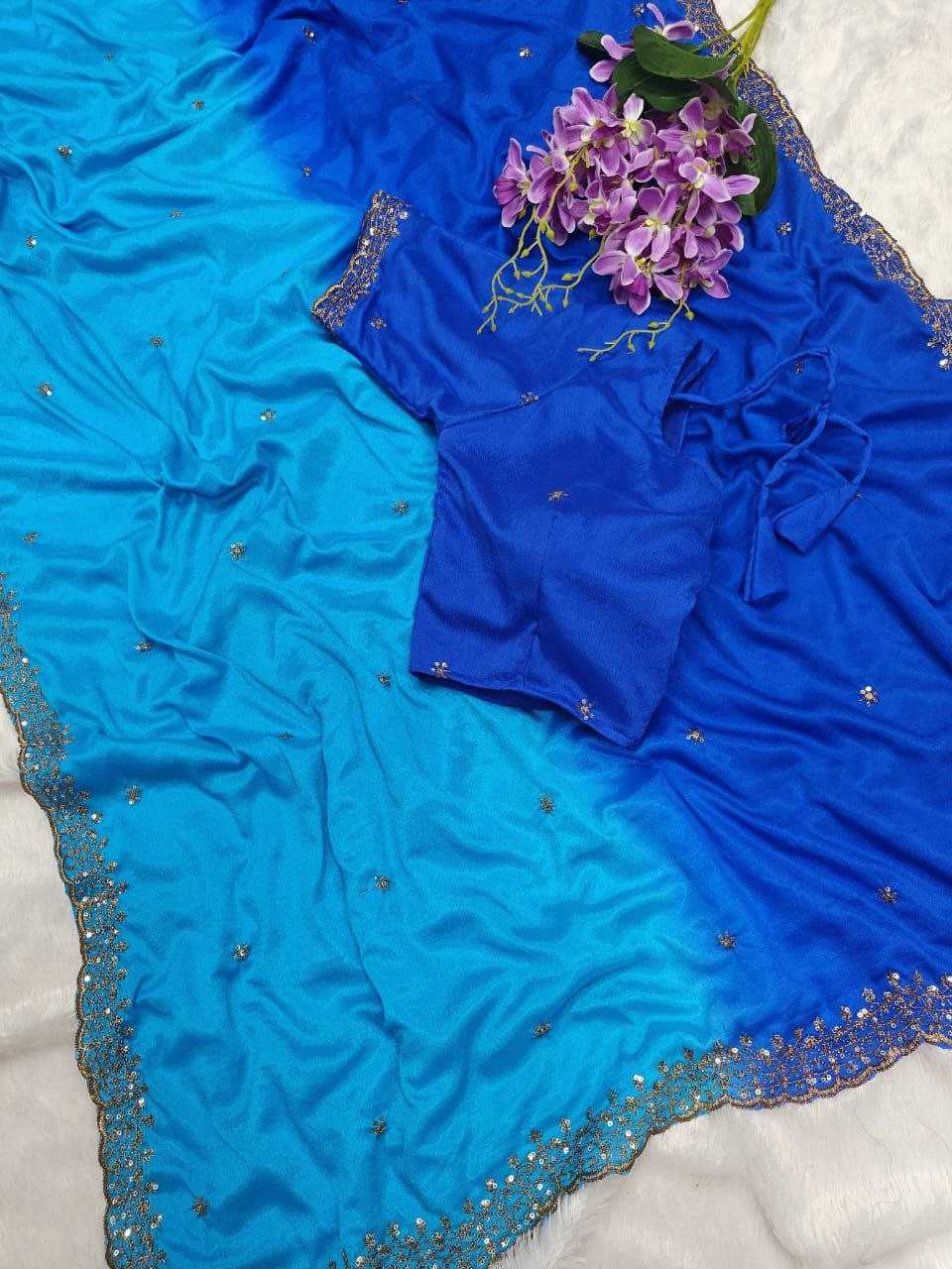 Ynf Chinon Silk KESH189 Sunaina Silk Sarees Wedding Collections Festive Collections Wholesale Soft Silk Sarees Designer Silk Sarees Zari Border Silk Sarees Manufacturer