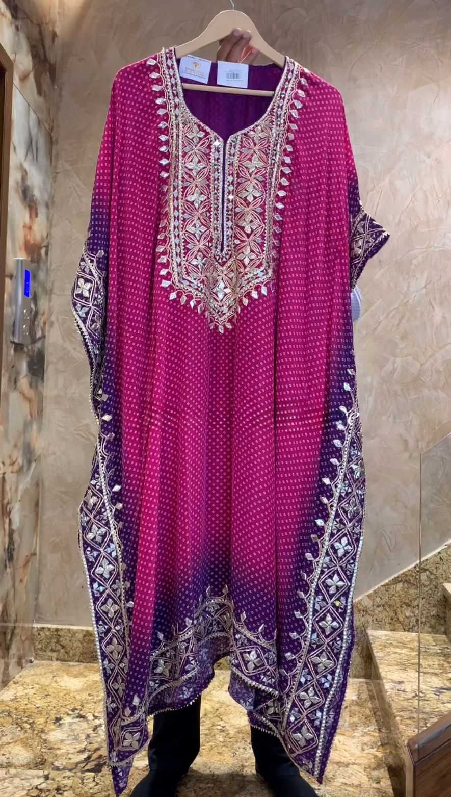 Ynf Chinon Silk KESH438 MF-721 Suits & Dresses Wholesale Embroidery Suits Silk Dresses Kaftan Dresses Manufacturer