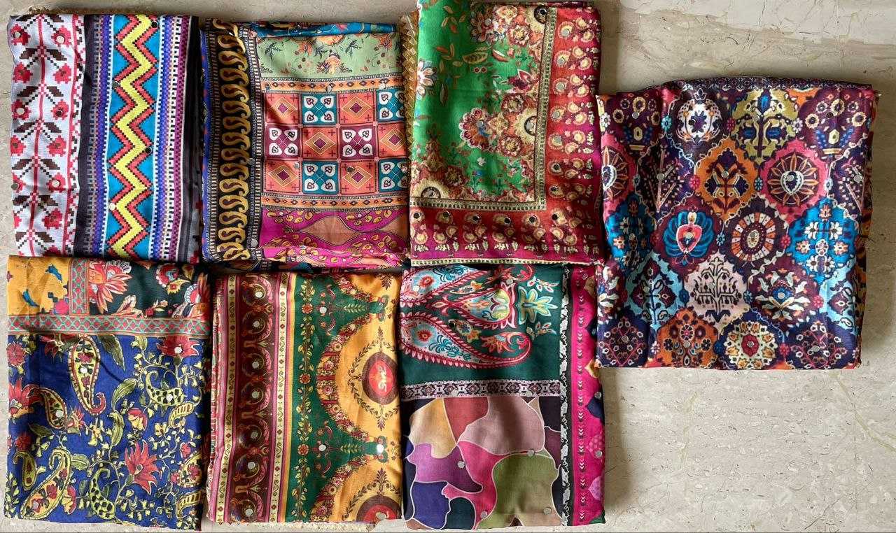 Ynf Chinon Silk RIN146 RMD02 Duppatas Wholesale Gajji Modal Dupattas Ethnic Dupattas Manufacturer