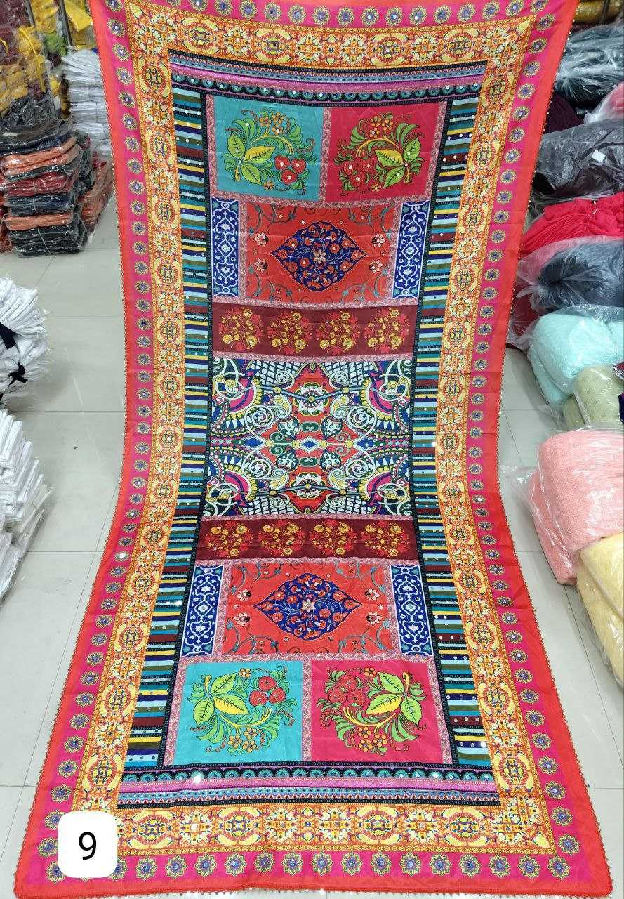 Ynf Chinon Silk RIN146 RMD02 Duppatas Wholesale Gajji Modal Dupattas Ethnic Dupattas Manufacturer