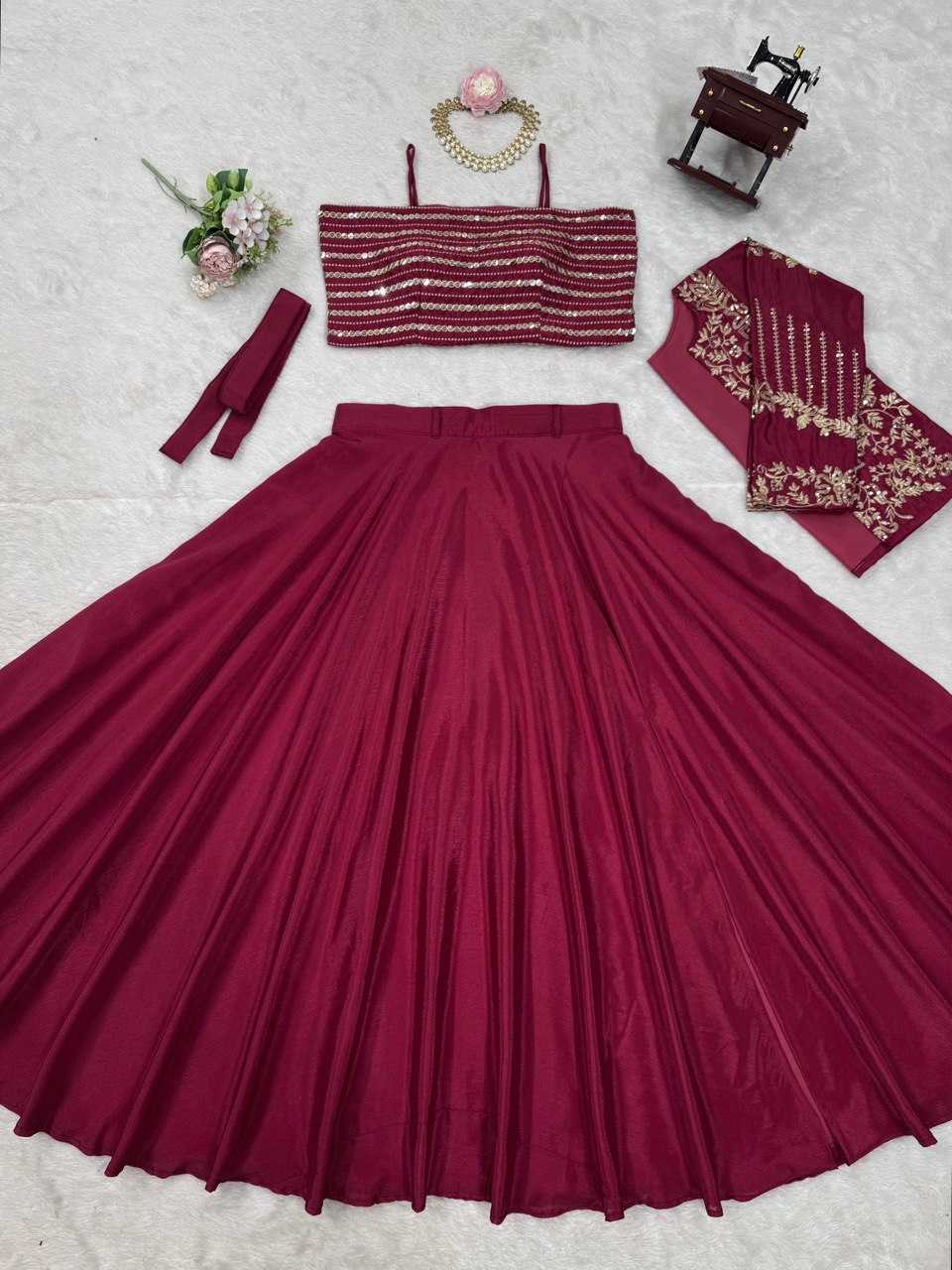 Ynf Chinon Silk RIN169 6481 Lehengas Bollywood Collections Festive Collections Wholesale Fancy Lehenga Celebrity Lehenga Designer Lehenga Choli Manufacturer