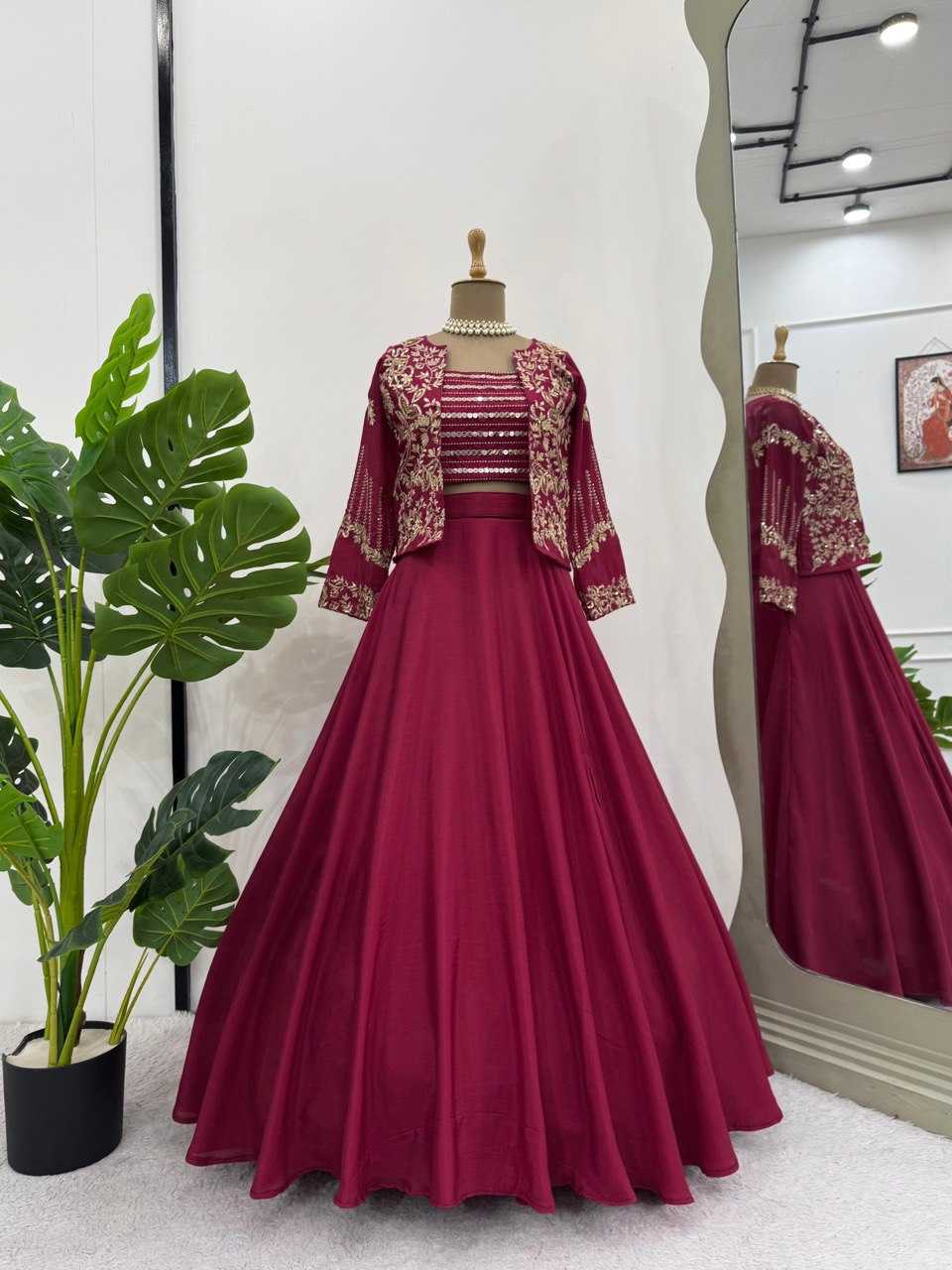 Ynf Chinon Silk RIN169 6481 Lehengas Bollywood Collections Festive Collections Wholesale Fancy Lehenga Celebrity Lehenga Designer Lehenga Choli Manufacturer