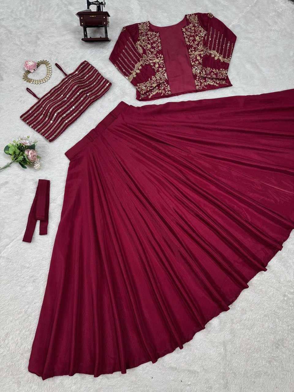 Ynf Chinon Silk RIN169 6481 Lehengas Bollywood Collections Festive Collections Wholesale Fancy Lehenga Celebrity Lehenga Designer Lehenga Choli Manufacturer