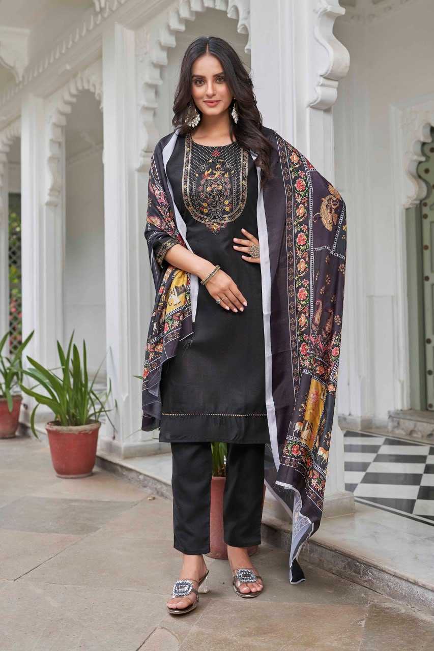 Ynf Cotton KESH268 730 Suits & Dresses Wholesale Printed Suits Designer Suits Black Salwar Suit Manufacturer