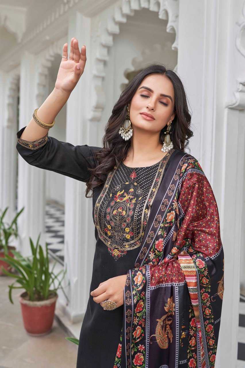 Ynf Cotton KESH268 730 Suits & Dresses Wholesale Printed Suits Designer Suits Black Salwar Suit Manufacturer