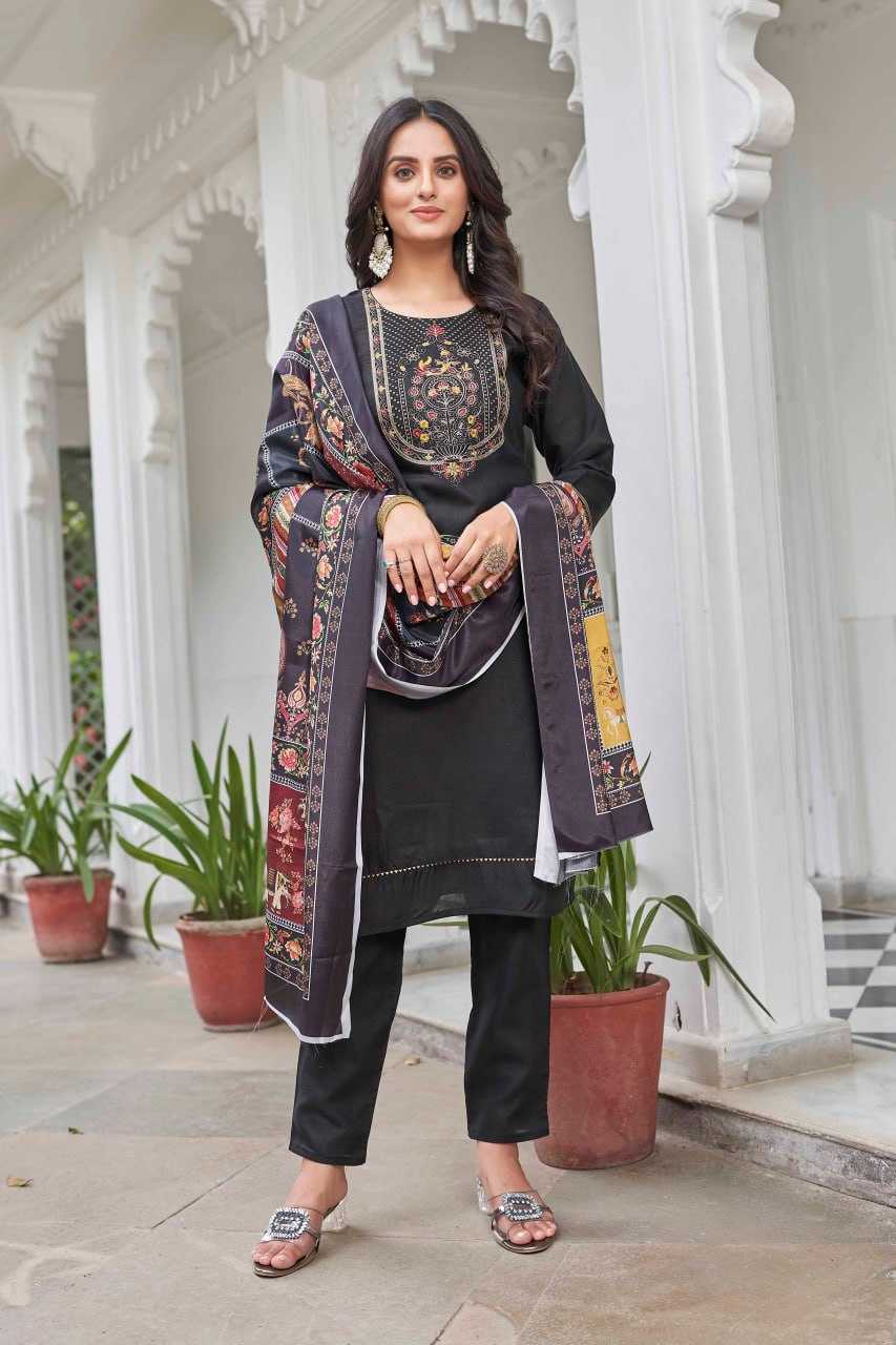 Ynf Cotton KESH268 730 Suits & Dresses Wholesale Printed Suits Designer Suits Black Salwar Suit Manufacturer