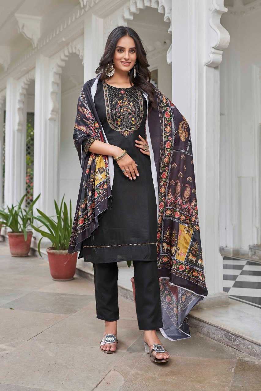 Ynf Cotton KESH268 730 Suits & Dresses Wholesale Printed Suits Designer Suits Black Salwar Suit Manufacturer