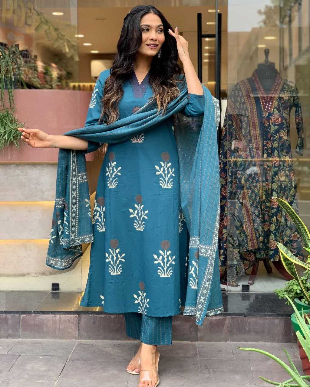 Ynf Cotton KESH352 KVD 29 Suits & Dresses Wholesale Ladies Suits Printed Suits Casual Dresses Manufacturer