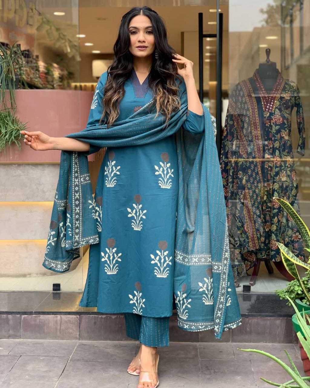 Ynf Cotton KESH352 KVD 29 Suits & Dresses Wholesale Ladies Suits Printed Suits Casual Dresses Manufacturer