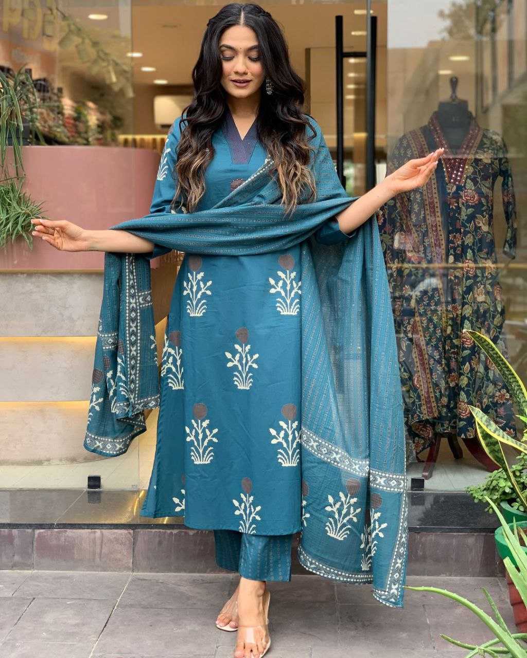 Ynf Cotton KESH352 KVD 29 Suits & Dresses Wholesale Ladies Suits Printed Suits Casual Dresses Manufacturer