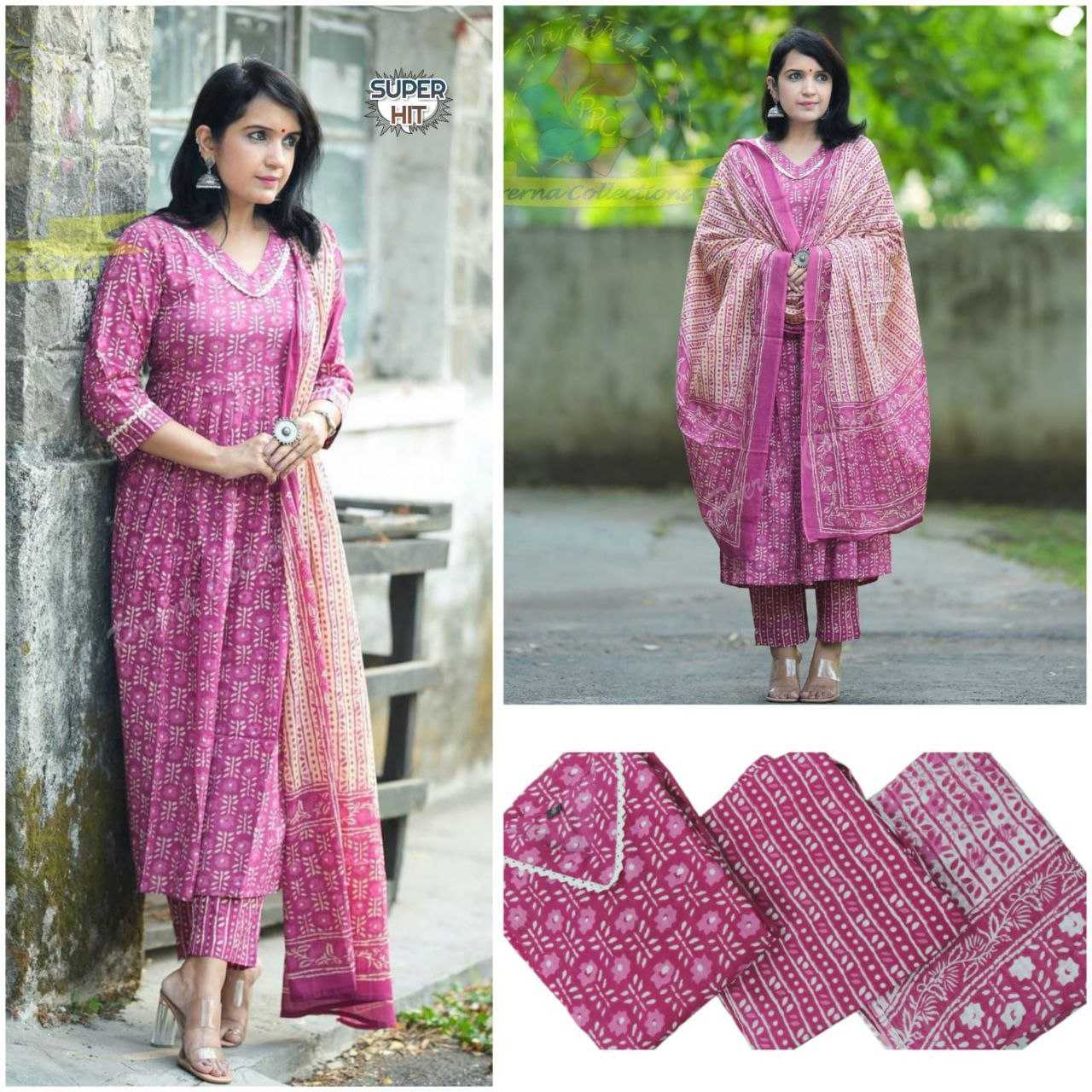 Ynf Cotton KESH354 GRM 02 Suits & Dresses Wholesale Ladies Suits Printed Suits Ladies Salwar Suits Manufacturer