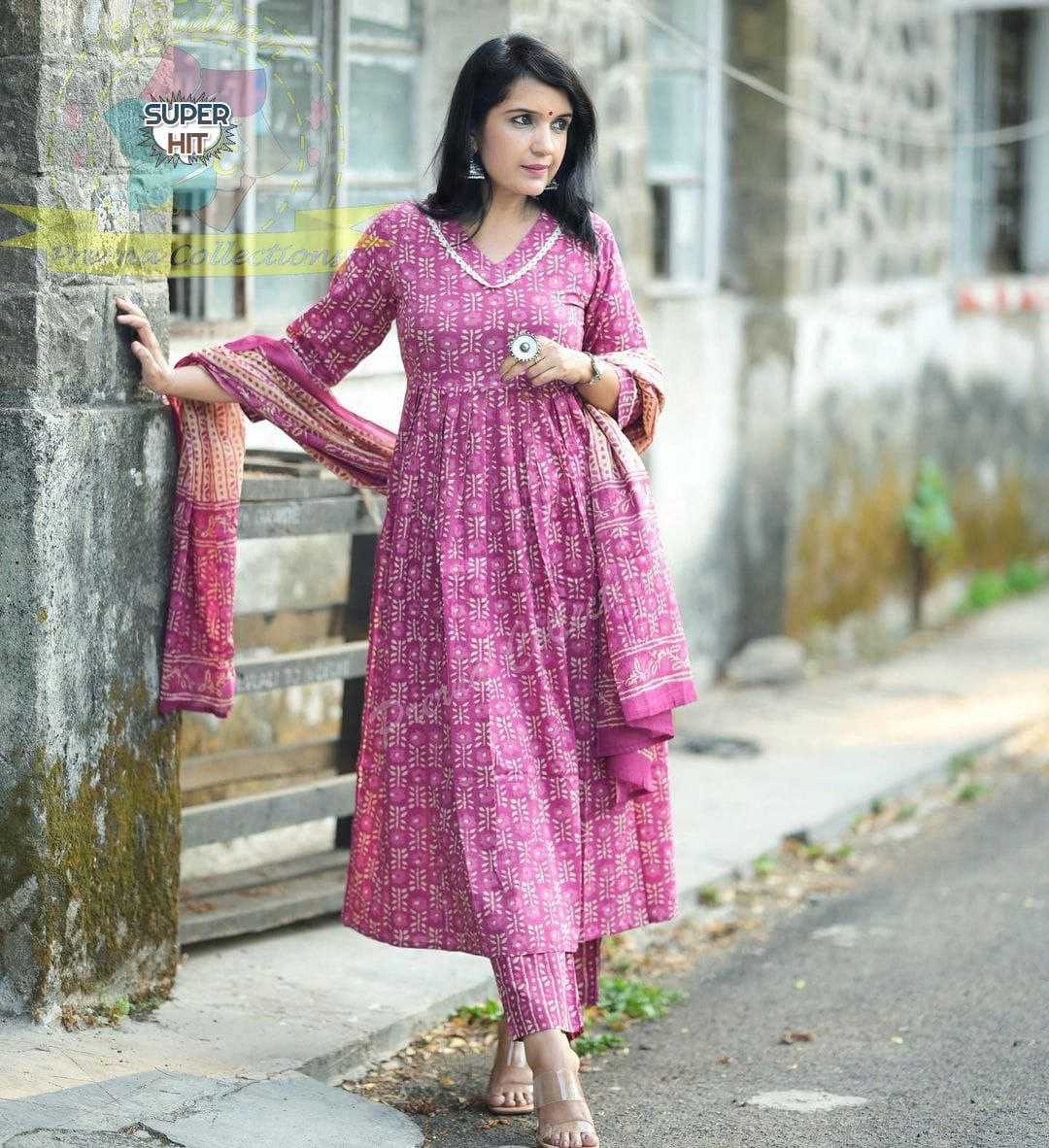 Ynf Cotton KESH354 GRM 02 Suits & Dresses Wholesale Ladies Suits Printed Suits Ladies Salwar Suits Manufacturer