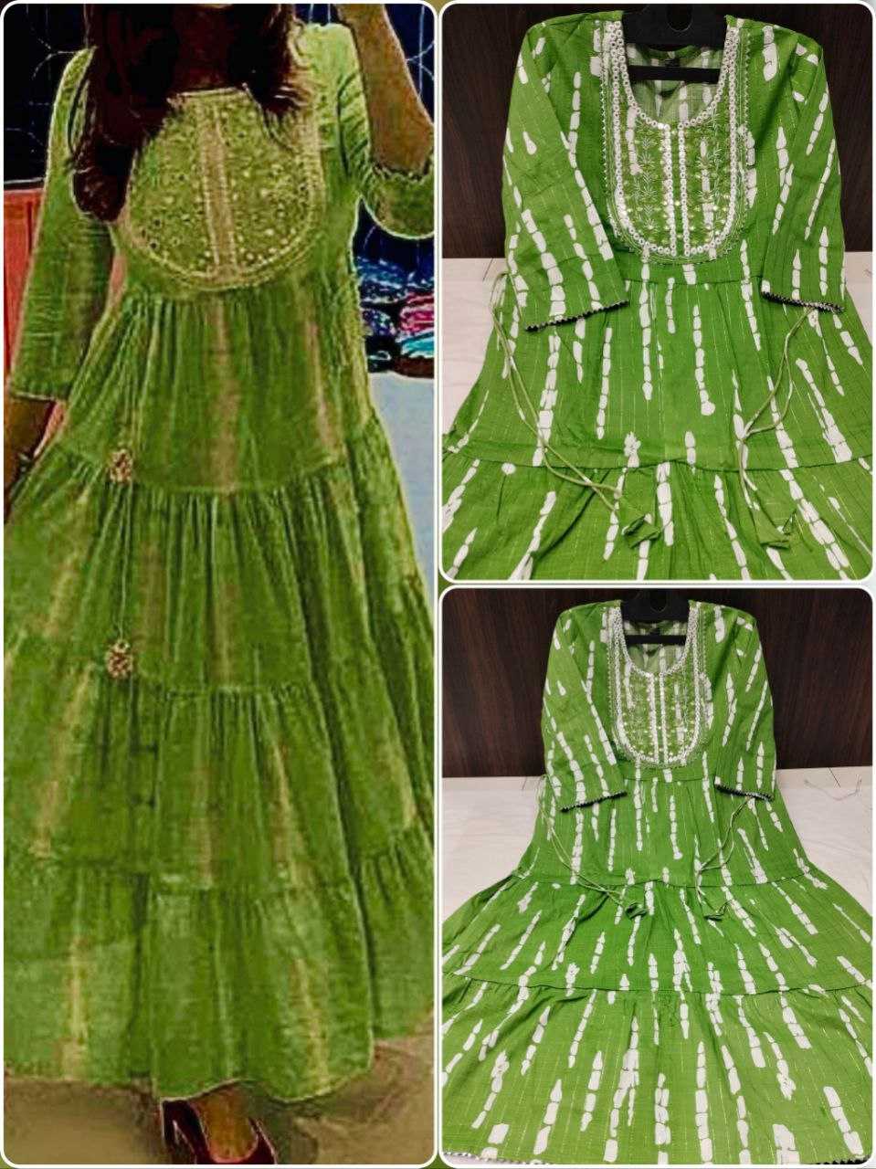 Ynf Cotton KESH354 GRM101 Gowns Wholesale Embroidery Gowns Party Wear Gowns Designer Gowns Manufacturer