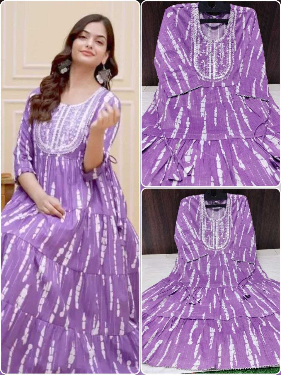 Ynf Cotton KESH354 GRM101 Gowns Wholesale Embroidery Gowns Party Wear Gowns Designer Gowns Manufacturer