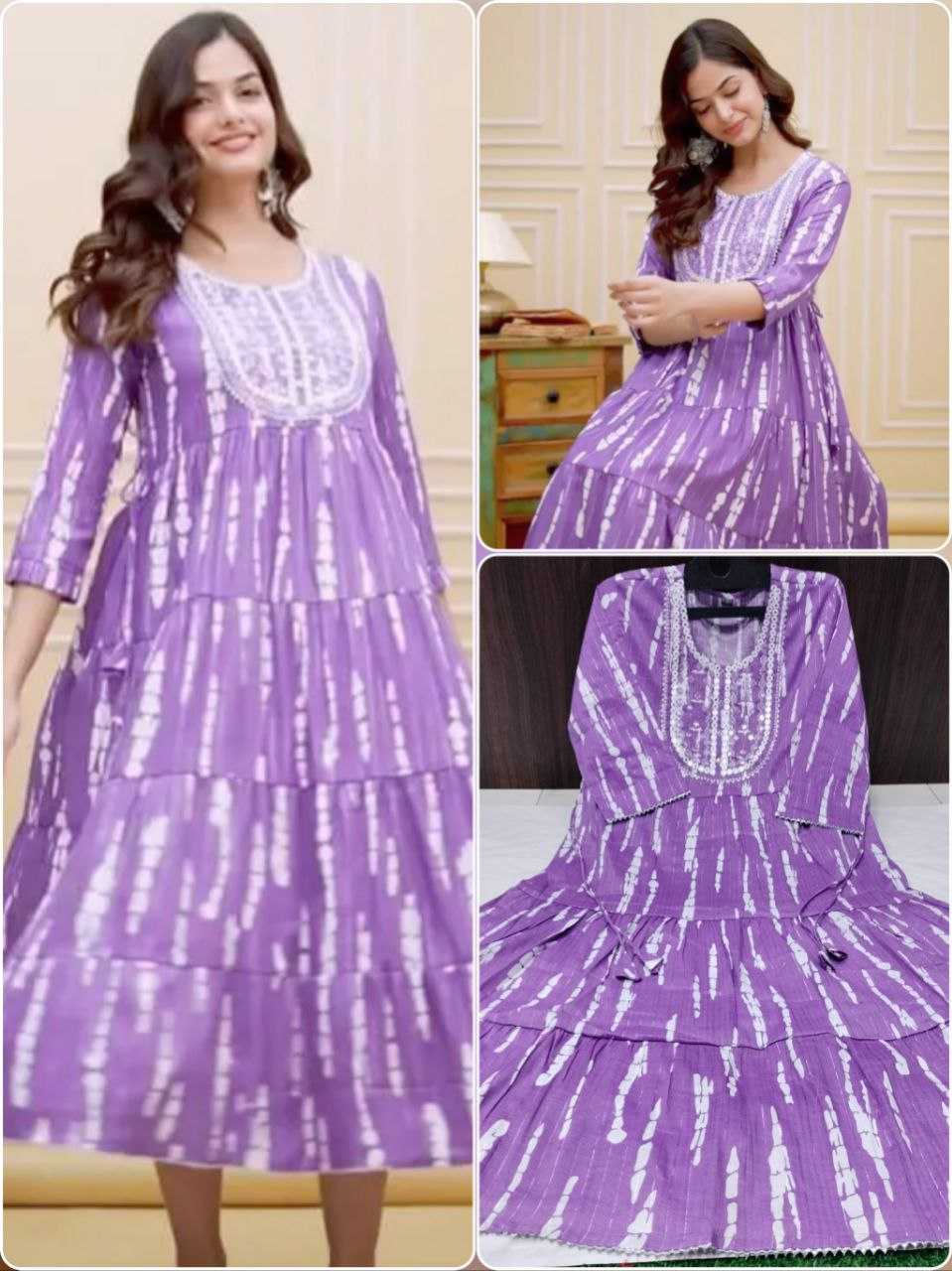 Ynf Cotton KESH354 GRM101 Gowns Wholesale Embroidery Gowns Party Wear Gowns Designer Gowns Manufacturer