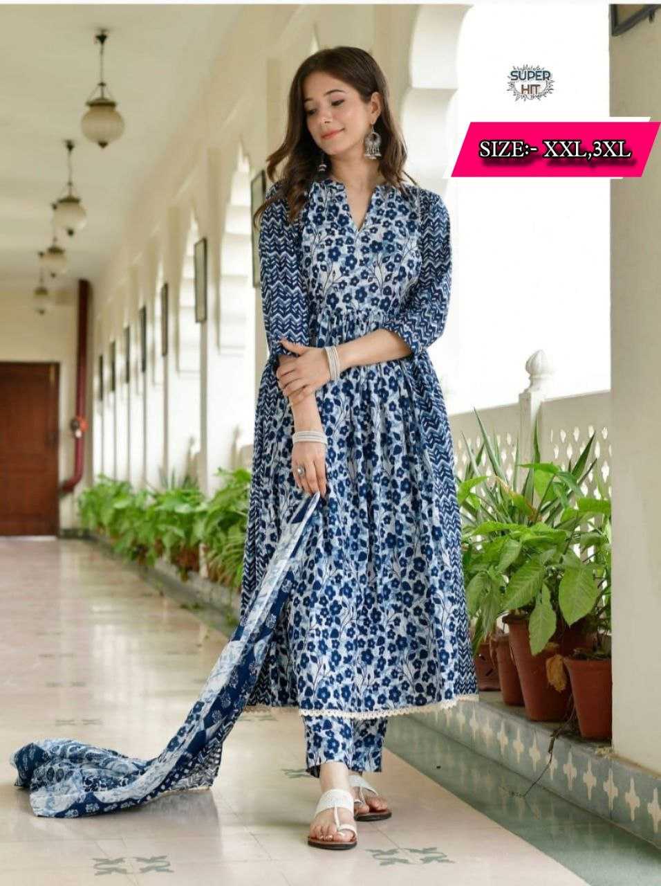 Ynf Cotton KESH354 GRM109 Kurti Wholesale Cotton Kurtis Anarkali Kurtis Kurti With Pants Manufacturer