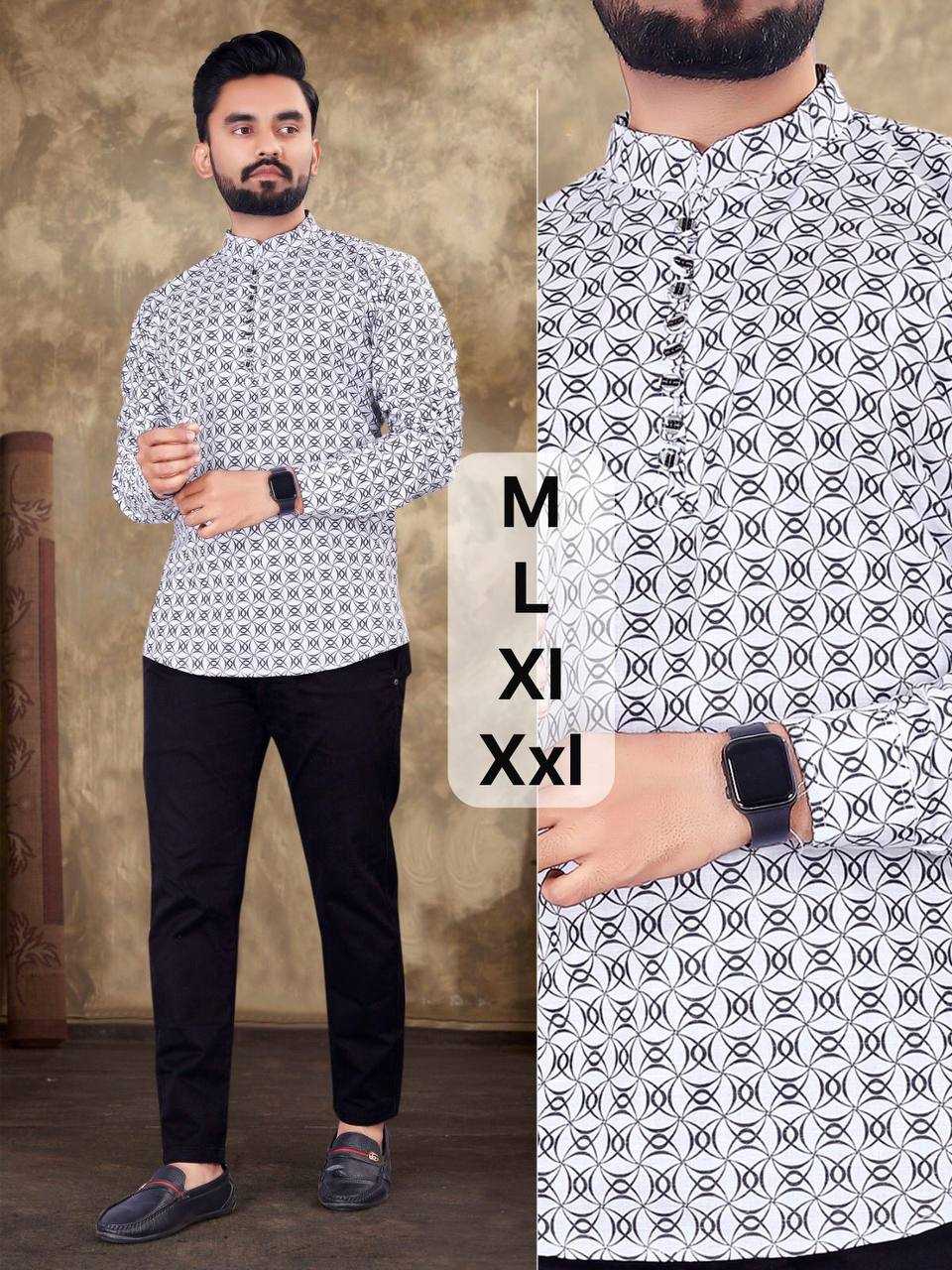 Ynf Cotton KESH358 SHE02 Mens Wear Diwali Collections Festive Collections Wholesale Mens Kurtas Men Cotton Kurta Men Short Kurta Manufacturer