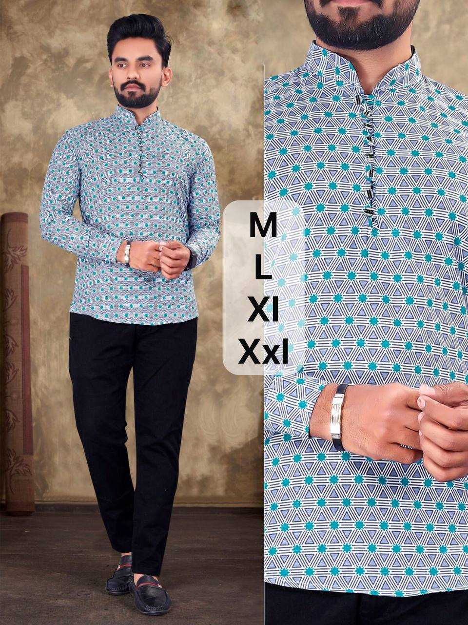 Ynf Cotton KESH358 SHE02 Mens Wear Diwali Collections Festive Collections Wholesale Mens Kurtas Men Cotton Kurta Men Short Kurta Manufacturer