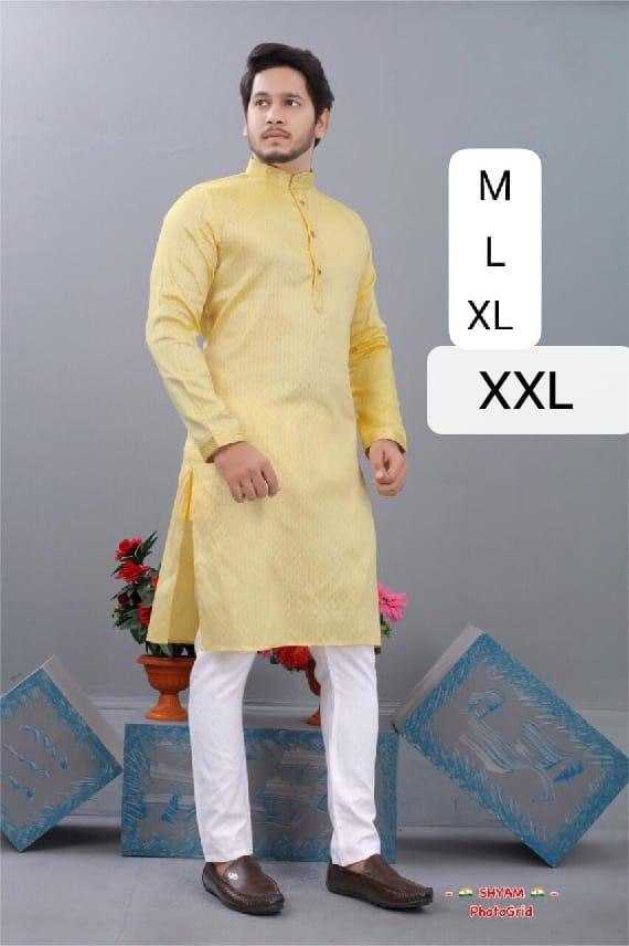 Ynf Cotton KESH358 SHE11 Mens Wear Diwali Collections Festive Collections Wholesale Mens Kurtas Casual Wear Men Cotton Kurta Manufacturer