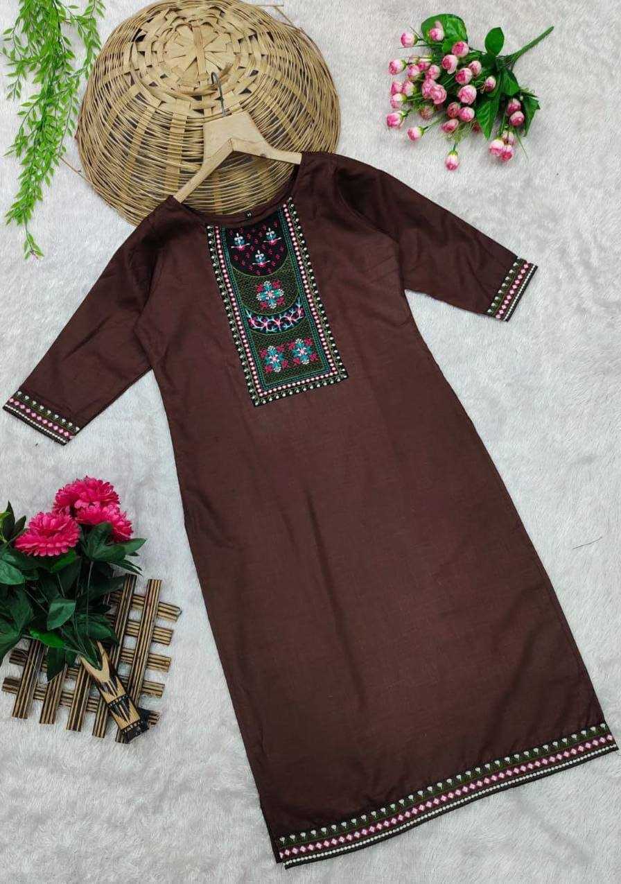 Ynf Cotton KESH358 SHE13 Kurti Diwali Collections Festive Collections Wholesale Casual Kurtis Cotton Kurtis Embroidered Kurtis Manufacturer