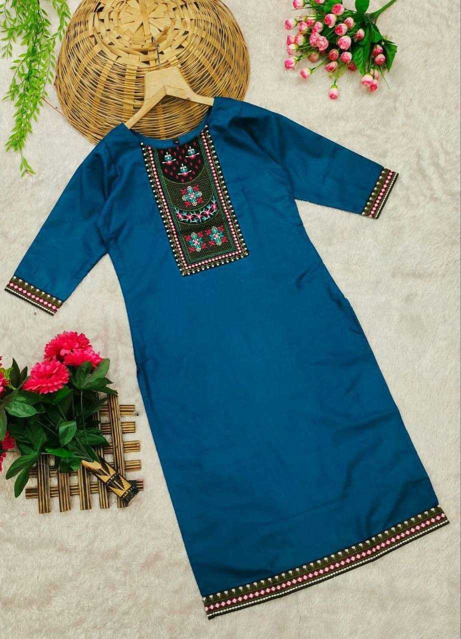 Ynf Cotton KESH358 SHE13 Kurti Diwali Collections Festive Collections Wholesale Casual Kurtis Cotton Kurtis Embroidered Kurtis Manufacturer