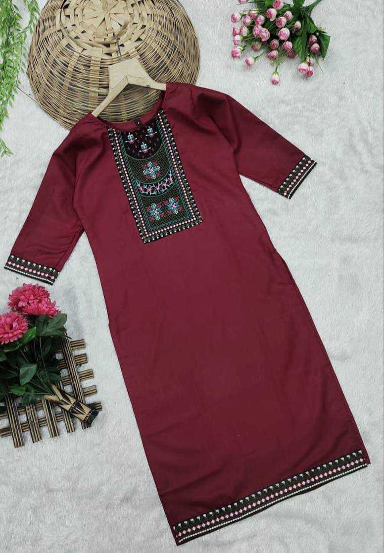 Ynf Cotton KESH358 SHE13 Kurti Diwali Collections Festive Collections Wholesale Casual Kurtis Cotton Kurtis Embroidered Kurtis Manufacturer