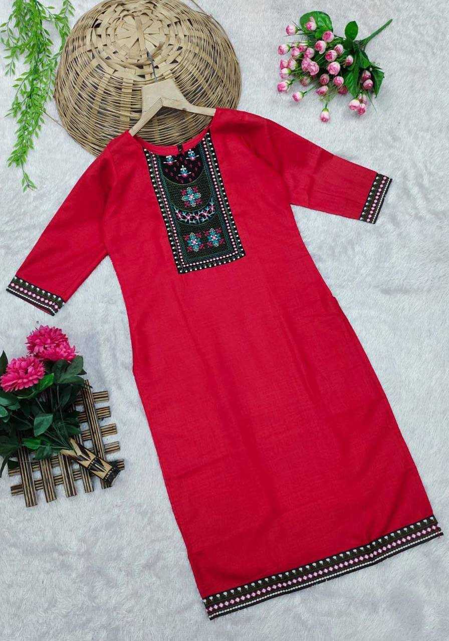 Ynf Cotton KESH358 SHE13 Kurti Diwali Collections Festive Collections Wholesale Casual Kurtis Cotton Kurtis Embroidered Kurtis Manufacturer