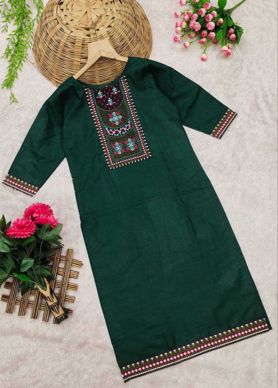 Ynf Cotton KESH358 SHE13 Kurti Diwali Collections Festive Collections Wholesale Casual Kurtis Cotton Kurtis Embroidered Kurtis Manufacturer