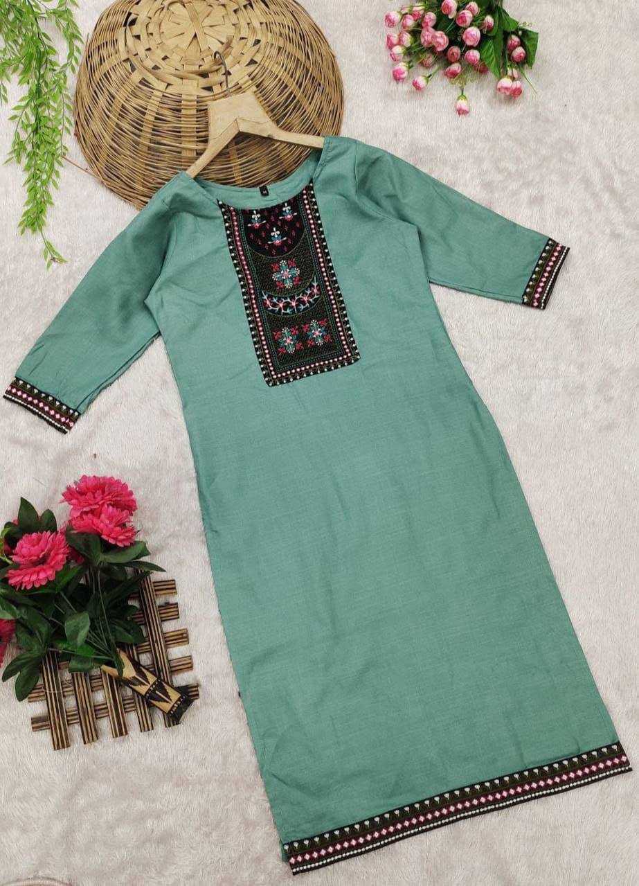 Ynf Cotton KESH358 SHE13 Kurti Diwali Collections Festive Collections Wholesale Casual Kurtis Cotton Kurtis Embroidered Kurtis Manufacturer