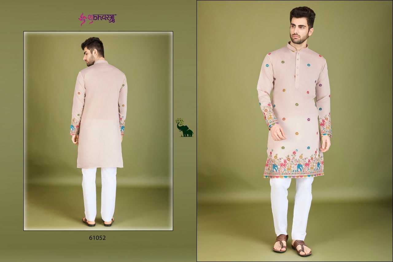 Ynf Cotton KESH417 SANSKRUTI STYLES Mens Wear Diwali Collections Festive Collections Wholesale Mens Kurtas Casual Wear Men Cotton Kurta Manufacturer