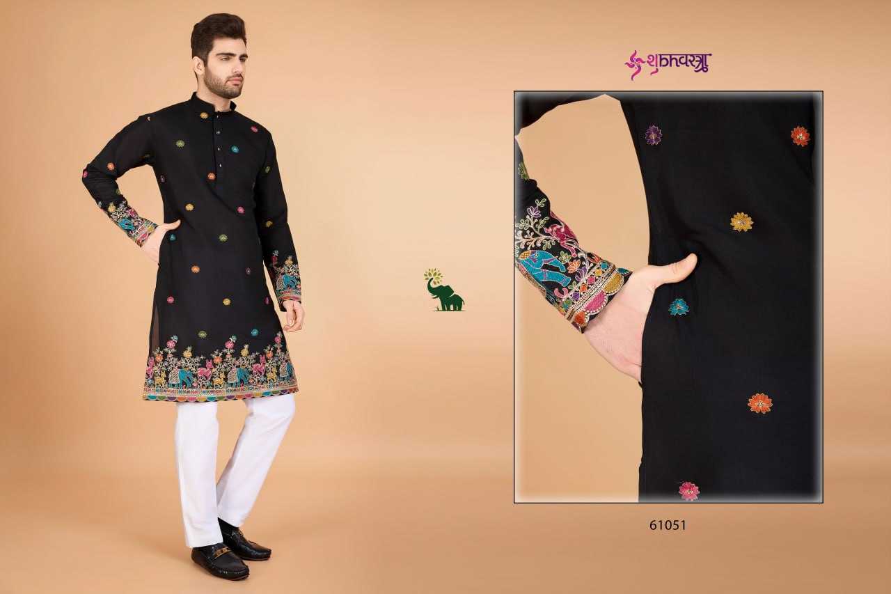 Ynf Cotton KESH417 SANSKRUTI STYLES Mens Wear Diwali Collections Festive Collections Wholesale Mens Kurtas Casual Wear Men Cotton Kurta Manufacturer