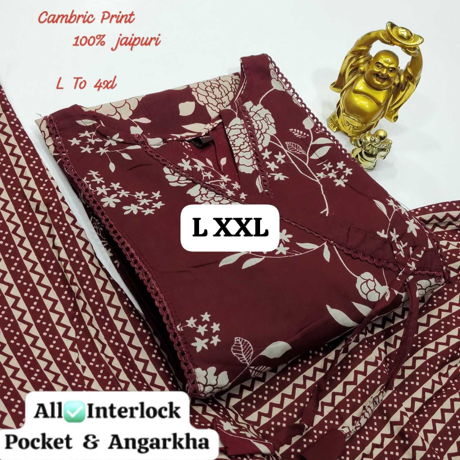 Ynf Cotton KESH418 D no 629 Kurti Wholesale Angrakha Kurtis Kurti With Pants Kurtis With Pockets Manufacturer