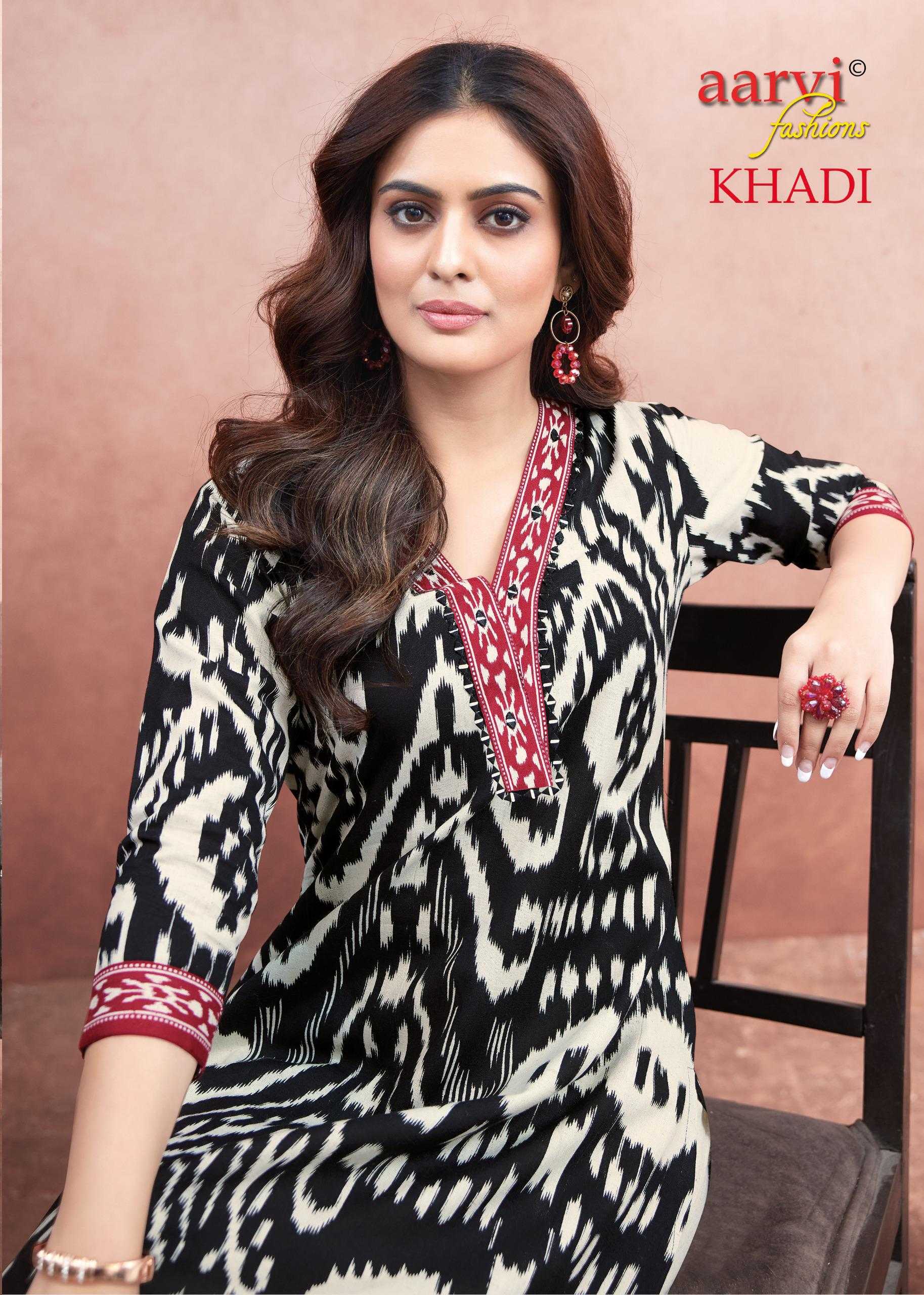 Ynf Cotton KESH443 AARVI-KHADI VOL 1 Setwise Collections Wholesale Kurtis Catalogs Manufacturer