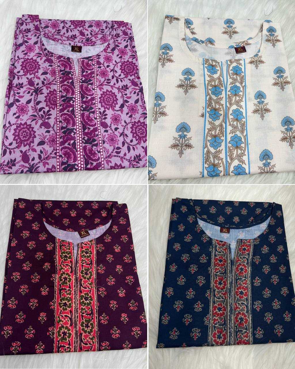 Ynf Cotton RIN125 Blush 2.0 Kurti Diwali Collections Festive Collections Wholesale Festive Kurtis Printed Kurtis Cotton Kurtis Manufacturer